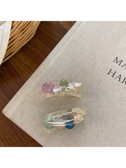 Beau - Elegant Beaded Openwork Hair Clip