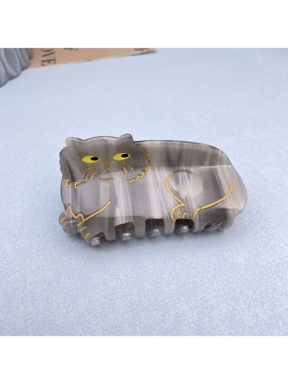 Beau - Cat Acetate Claw Clip