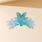 Beau - Gradient Flower Shaped Plastic Alloy Claw Clip