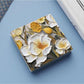 Mirroray - Oil Painting Floral Square Vanity Mirror