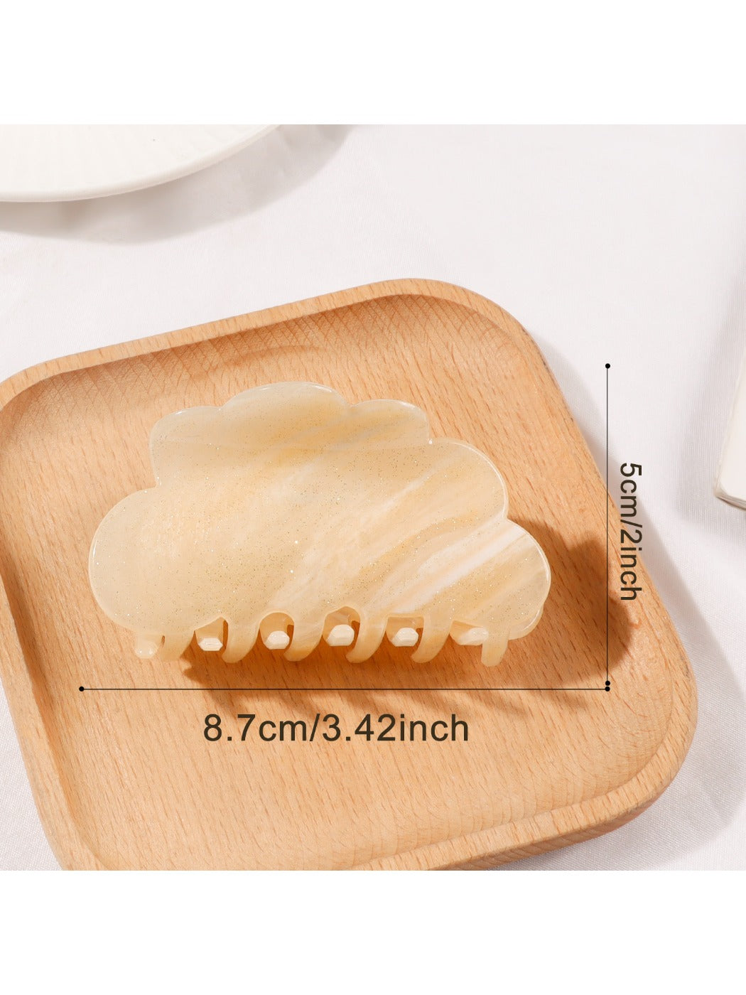 Beau - Stylish Cloud Shaped Hair Claw Clip