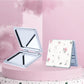Mirroray - Bow Print Foldable Compact Makeup Mirror