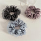 Gifty - Satin Finish Mesh Ruffle Edge Scrunchie