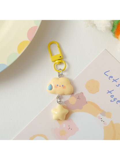 Keypus - Quirky Cloud Colorful Star Keychain