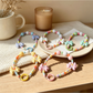 Keypus - Acrylic Bow Beaded Bag Charm Keychain