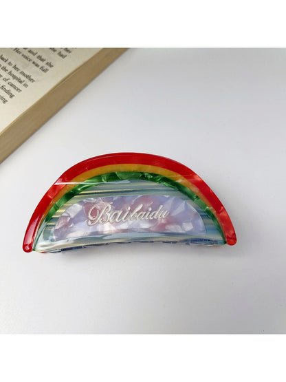 Beau - Acetate Rainbow Hair Clip