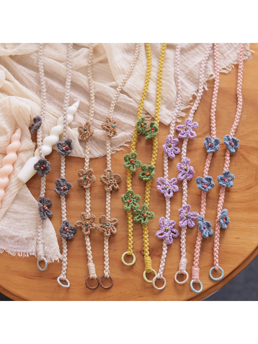 Keypus - Cute Flower Mobile Phone Lanyard