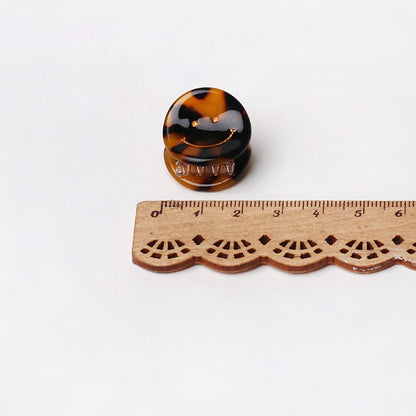 Beau - Smiley Face Acetate Claw Clip
