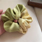 Gifty - Four Seasons Bamboo Print Satin Scrunchie