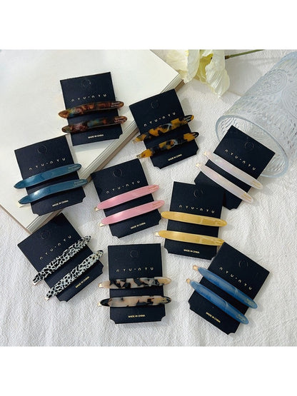 Beau - Beautiful Oval Acetate Hair Clip