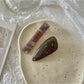 Beau - Acetate Marble Pattern Duckbill Hair Clip