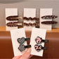 Beau - Leopard Print Oval Duckbill Women's Hair Clip