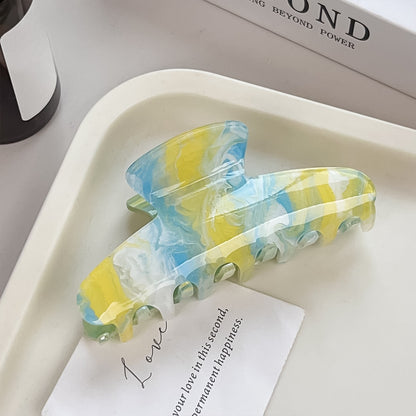 Beau - Vintage Marble Pattern Acrylic Claw Clip