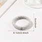 Gifty - Plaid High Elasticity Ponytail Hair Tie