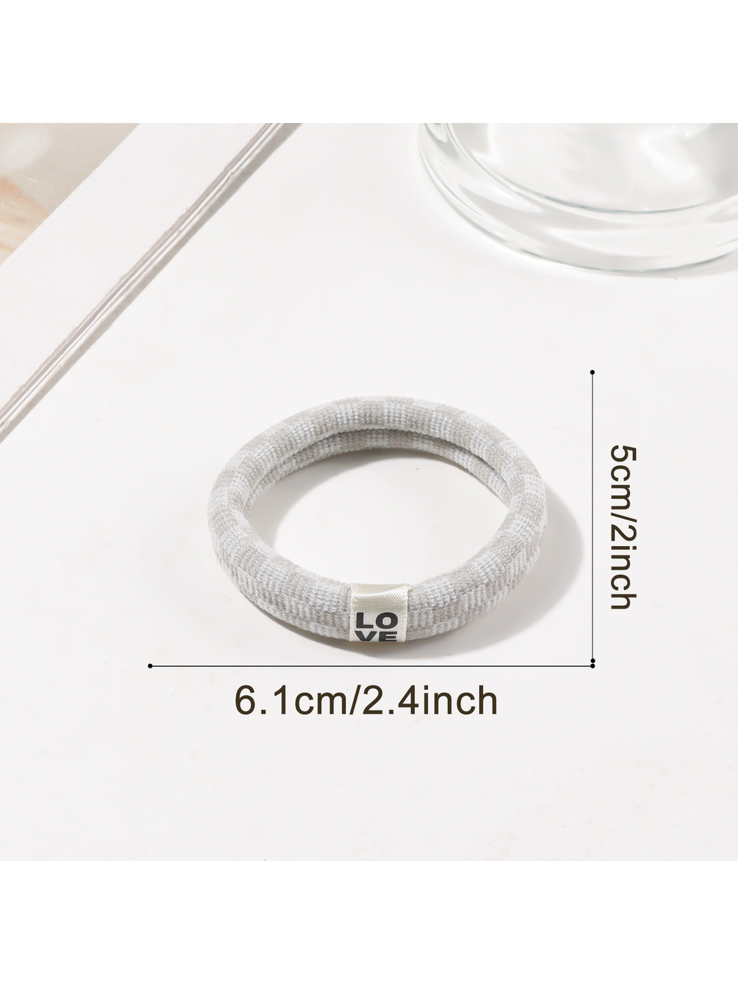 Gifty - Plaid High Elasticity Ponytail Hair Tie
