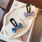 Beau - Simple Bow Side Section Snap Barrette Hair Clip