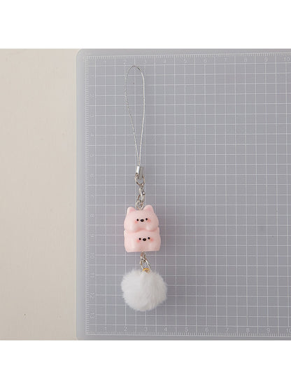 Keypus - Adorable Cartoon Puppy Keychain