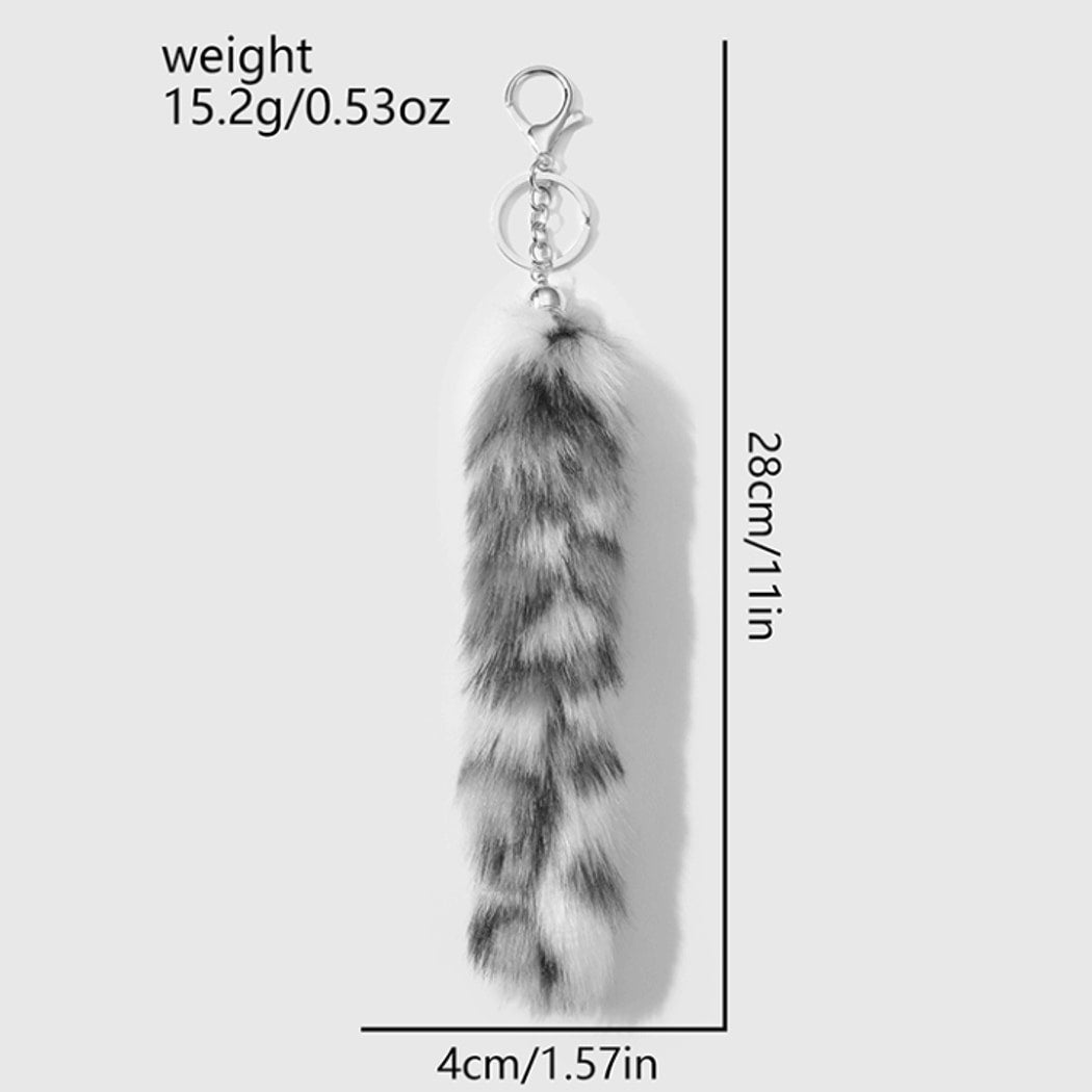 Keypus - Decorative Cute Plush Tail Style Keychain