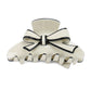 Beau - Acetate Fiber Bow Edge Trim Claw Clip