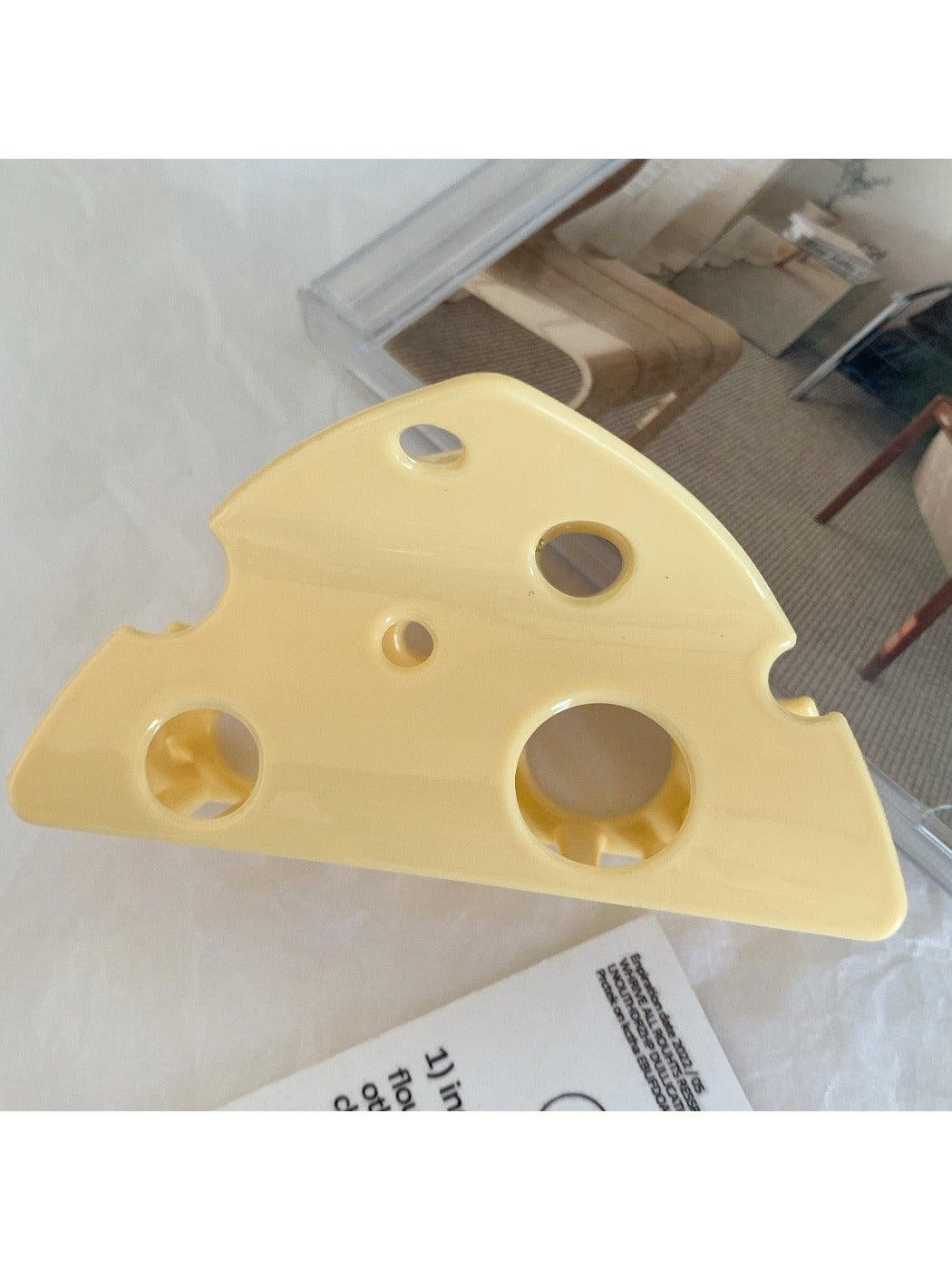 Beau - Cheese Shaped Hair Claw Clip