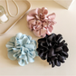 Gifty - Satin Flower Detail Polyester Scrunchie