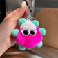 Keypus - Cute Colorful Coal Ball Elf Keychain