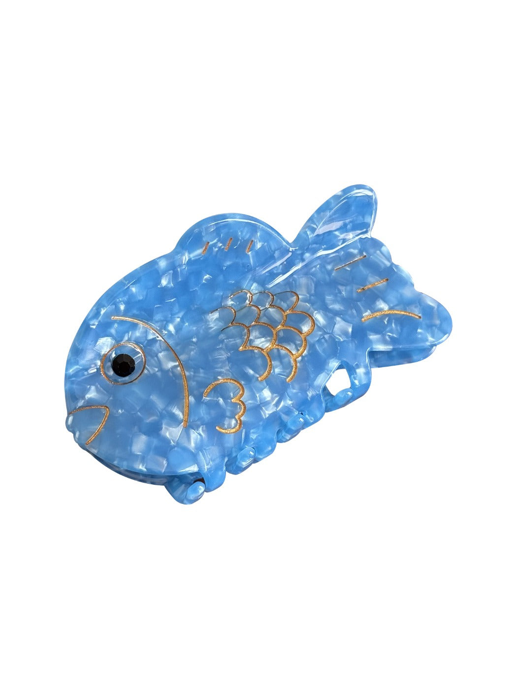 Beau - Cartoon Carp Design Acetate Hair Claw