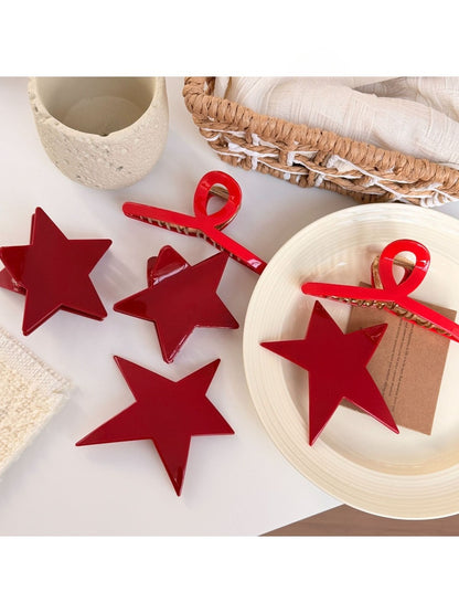 Beau - Minimalist Premium Red Hair Clip