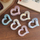 Beau - Iridescent Heart Shaped Claw Clip
