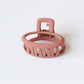 Beau - Minimalist Oval Shaped Openwork Claw Clip