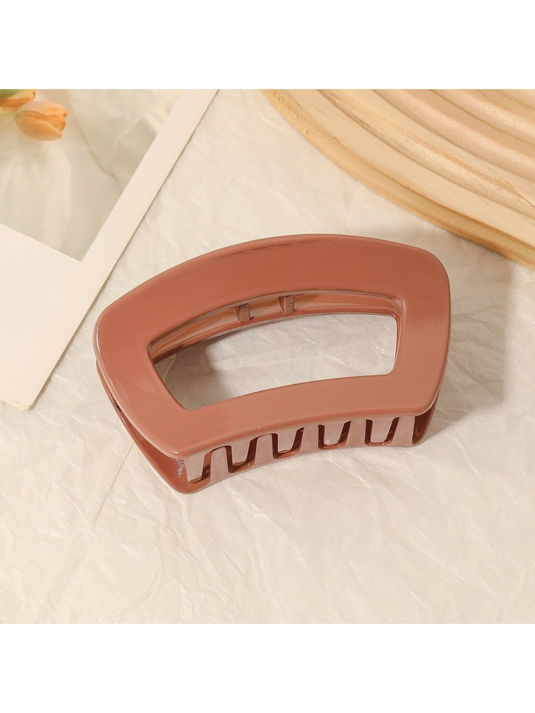 Beau - Artistic Solid Rectangle Hair Clip