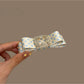 Beau - Polka Dot Rhinestone Bow Side Hair Clip