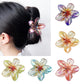 Beau - Iridescent Flower Design Claw Clip