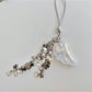 Keypus - Acrylic Angel Wing Star Chain Keychain