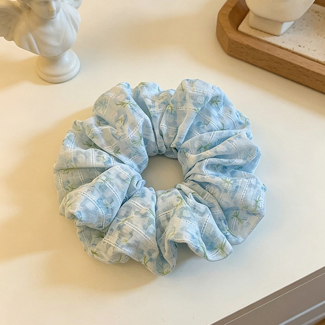 Gifty - Floral Print Elastic Scrunchie