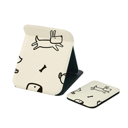 Mirroray - Folding Animal Print Desktop Makeup Mirror