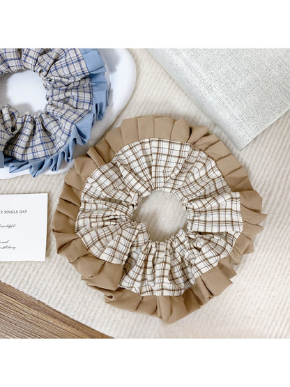 Gifty - Grid Pleated Hair Loop