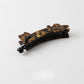 Beau - Painted Cat Motif Acetate Fiber Banana Clip
