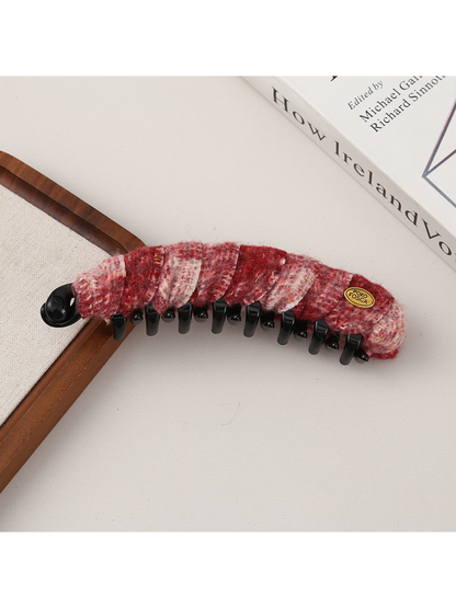 Beau - Refined Plush Style Curved Banana Clip