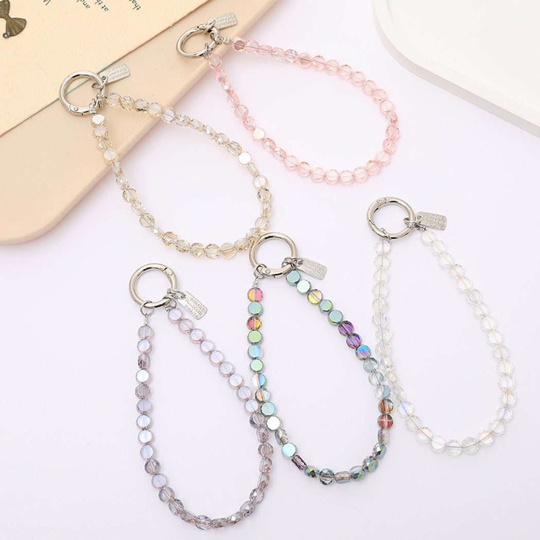 Keypus - Luxury Style Round Beaded Chain Keychain