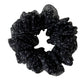 Gifty - Leopard Print Ruffled Polyester Scrunchie