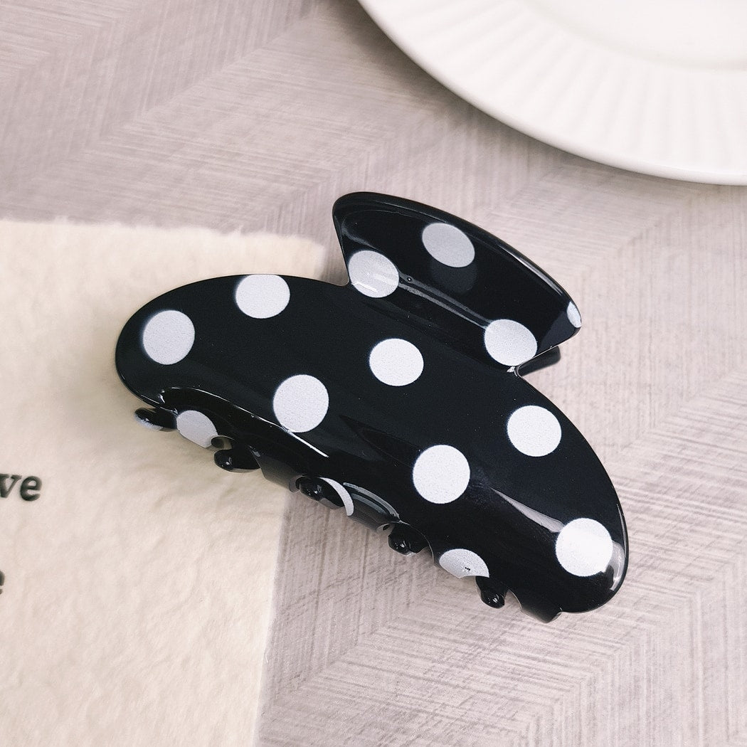 Beau - Sweet Polka Dot Glossy Claw Clip