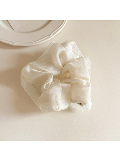 Gifty - Ruffled Minimal Solid Scrunchie