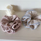 Gifty - Blue Pink Striped Scrunchie