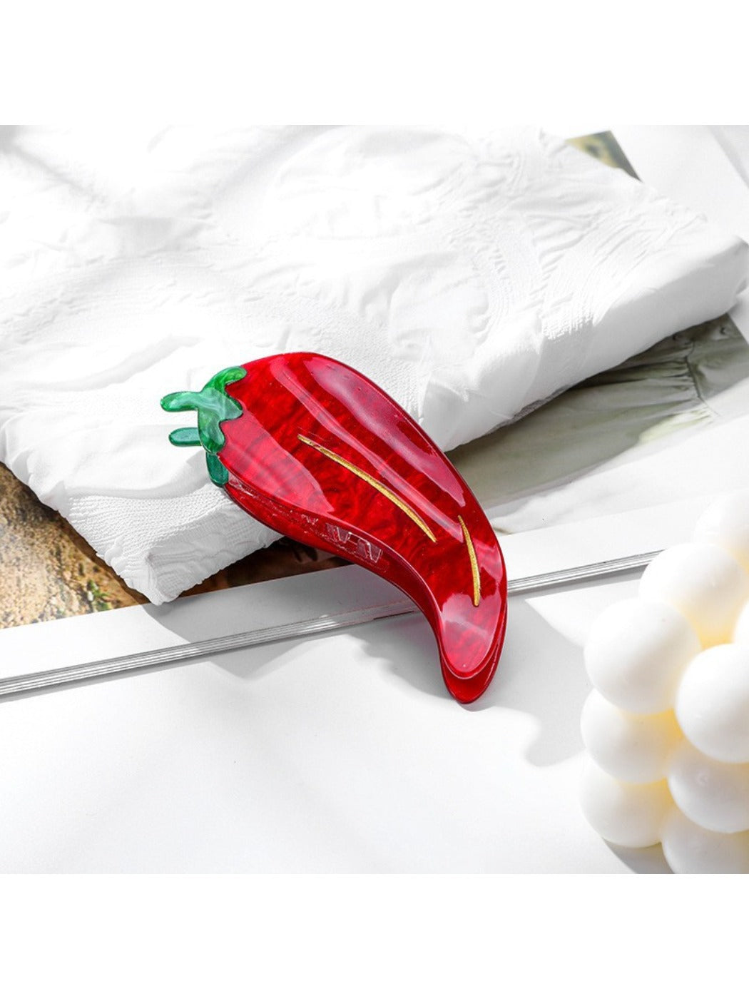 Beau - Fun Corn Chili Shaped Hair Clip