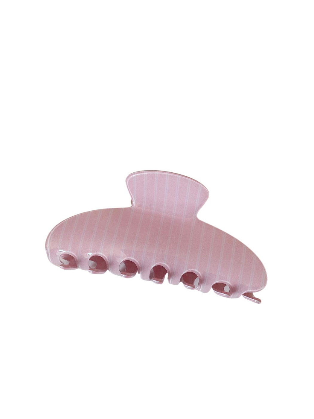 Beau - Geometric Striped Curved Hair Styling Claw Clip