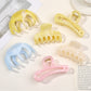 Beau - Glossy Marbled Pattern Hair Claw Clip