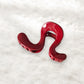 Beau - Retro Glossy Arc Plastic Claw Clip