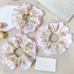Gifty - Pink Floral Scrunchie Hair Ties