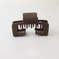 Beau - Minimal Square Open Notch Hair Claw Clip
